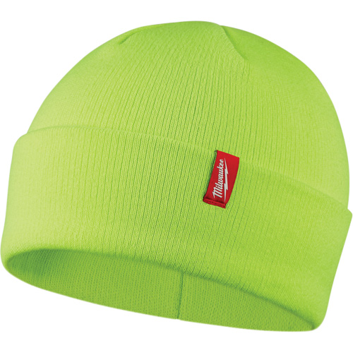 High-Visbility Cuffed Beanie, One Size, Green Consource