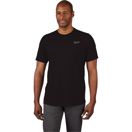 Hybrid Work Tee Shirt, Men's, Small, Black Consource