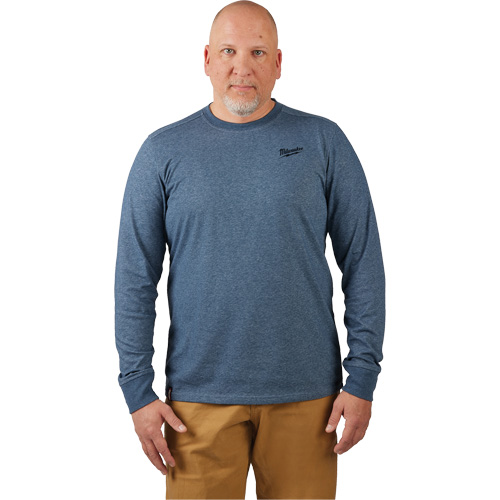 Hybrid Work Tee Shirt, Men's, Small, Blue Consource