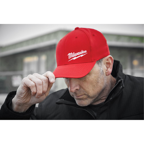 Casquette ajust&eacute;e Flexfit, Rouge, Poly-coton Consource