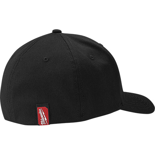 Casquette ajust&eacute;e Flexfit - grand/t-grand, Noir, Poly-coton Consource