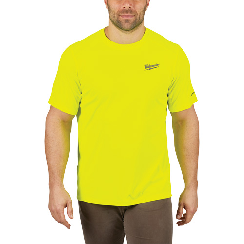 Workskin Lightweight High Visibility Shirt, Men's, Small, Yellow Consource