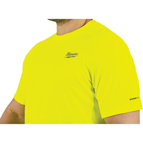 Workskin Lightweight High Visibility Shirt, Men's, Small, Yellow Consource