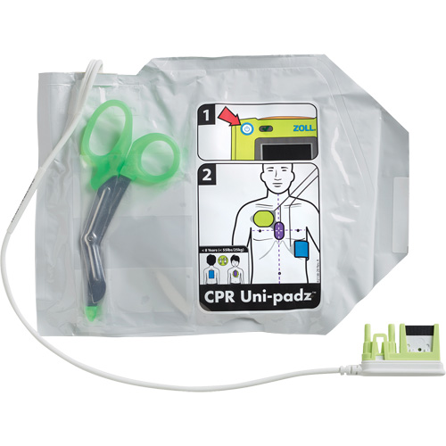 CPR Uni-Padz Adult & Pediatric Electrodes, Zoll AED 3 For, Class 4 Consource