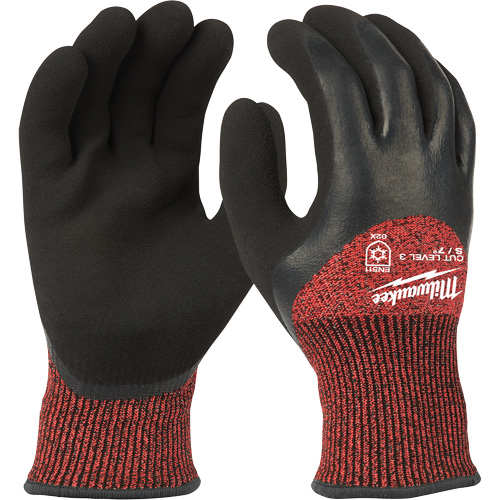 Gants dhiver r&eacute;sistant aux coupures, Taille T-Grand, Calibre 15, Rev&ecirc;tement Latex de caoutchouc, ANSI/ISEA 105 niveau 3 Consource