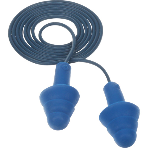 Bouchons d'oreilles pr&eacute;moul&eacute;s E-A-R Ultrafit , Avec cordon, Taille unique, Vrac - Sac en poly, NRR dB NRR 25 dB Consource