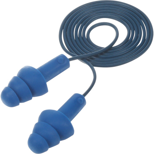 Bouchons d'oreilles pr&eacute;moul&eacute;s E-A-R Ultrafit , Avec cordon, Taille unique, Vrac - Sac en poly, NRR dB NRR 25 dB Consource