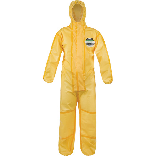 ChemMax&reg; 1 Coveralls, Polyethylene/Polypropylene, Small, Yellow Consource