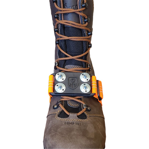 Crampon &agrave; glace anti&eacute;tincelles Midcleat, Acier au carbone, Traction Crampon, Taille unique Consource