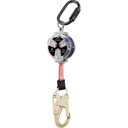 Dynamic Small Snap Hook Self-Retracting Lifeline, 6', Polyester, Swivel Consource