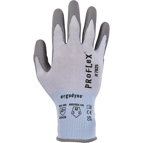 Gants r&eacute;sistant &agrave; la coupe Proflex 7025, Taille Petit, Calibre 18, Rev&ecirc;tement Polyur&eacute;thane, Enveloppe en Nylon/PEHP/Spandex, ASTM ANSI niveau A2/EN 388 niveau B Consource