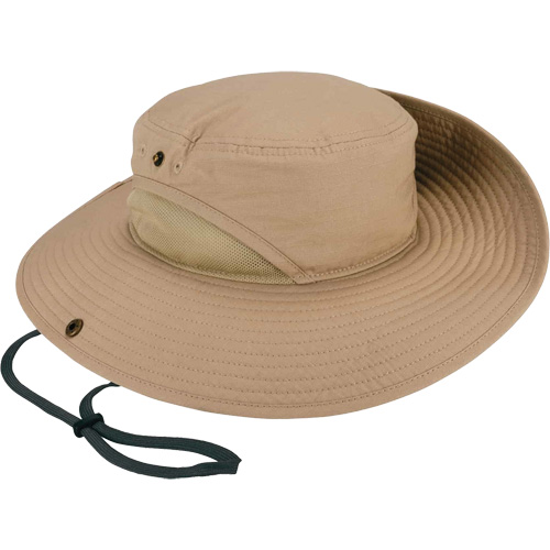 Chapeau l&eacute;ger de forestier Chill-Its 8936 avec panneau en maille, Khaki Consource