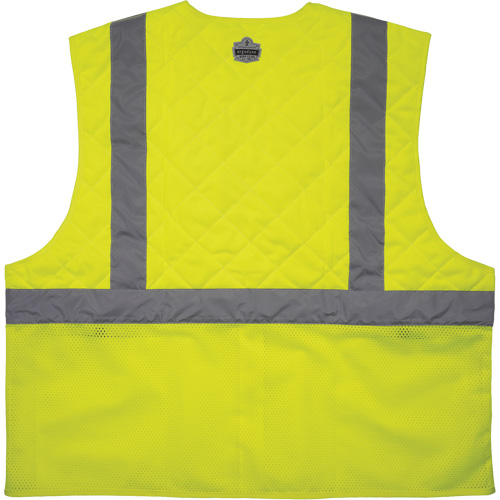 Chill-Its 6668 Safety Cooling Vest, Small, High Visibility Lime-Yellow Consource