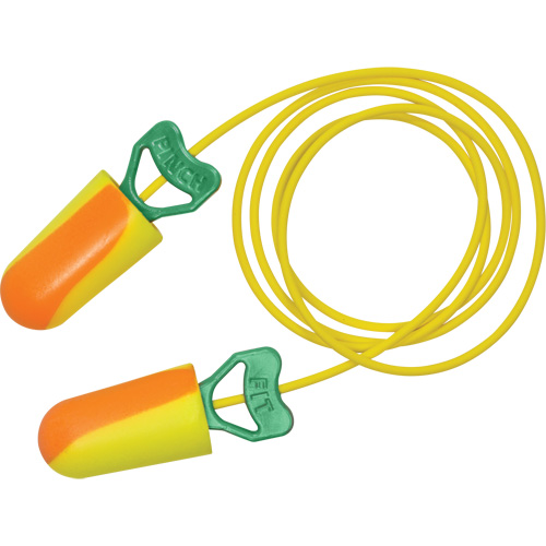 PinchFit BioSoft Biobased Earplugs, Bulk - Box, Corded Consource