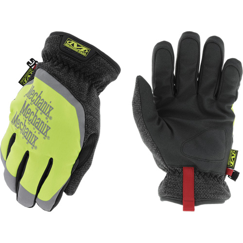 Coldwork Hi-Viz Fastfit&reg; Winter Work Gloves, Size 8, ASTM ANSI Level A5 Consource