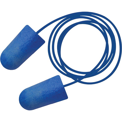 Food Pro Bullet BioSoft BioBased Metal Detectable Earplugs, Corded, One-Size, Bulk - Box, 32 NRR dB Consource
