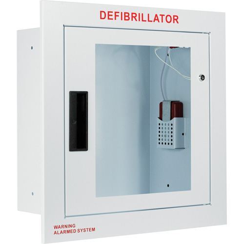 Fully Recessed Large Cabinet with Alarm, Zoll AED Plus&reg;/Zoll AED 3/Cardio-Science/Physio-Control For, Non-Medical Consource