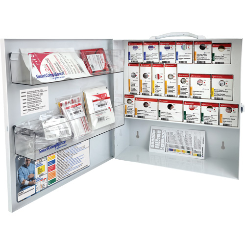SmartCompliance&reg; First Aid Cabinet, Meets CSA Z1220-17 Type 2 Low-Risk Environment, Small (2-25 Workers) Consource
