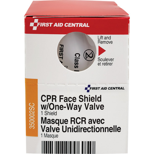 Recharge de visi&egrave;re RCR avec soupape unidirectionnelle SmartCompliance, Masque &agrave; usage unique, Classe 2 Consource