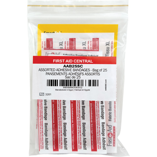 Recharge de bandages adh&eacute;sifs SmartCompliance, Assorti, Tissu/Plastique, Non st&eacute;rile Consource