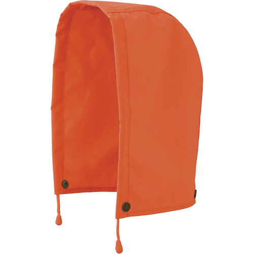 5400H Capuchon de veste de s&eacute;curit&eacute; imperm&eacute;able 300D Trilobal antid&eacute;chirure, Orange haute visibilit&eacute;, Polyester Consource