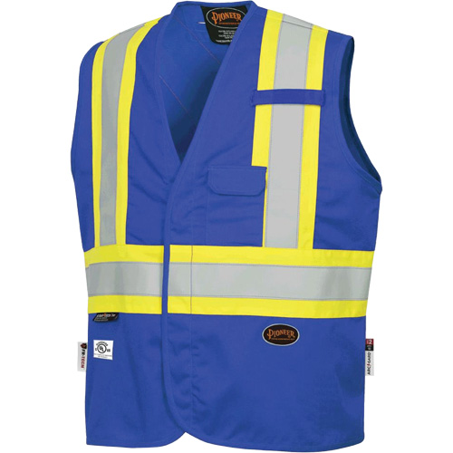 7730 Veste r&eacute;sistante aux arcs &eacute;lectriques FR-Tech, Petit, Bleu royal, 10 cal/cm² Consource