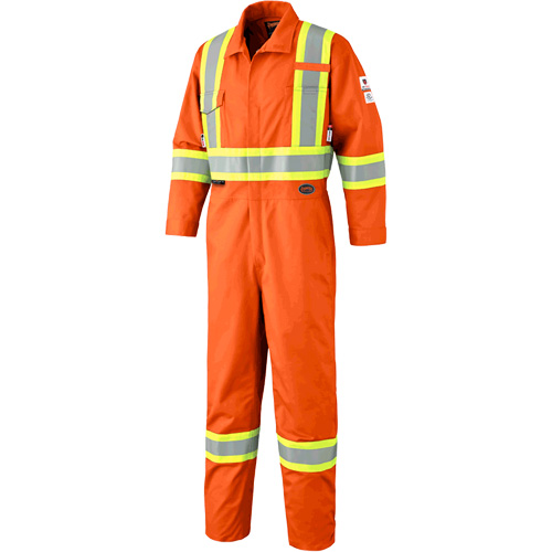 7702T FR-Tech&reg; Arc-Rated Coverall, Size 40 (Tall), High Visibility Orange, 10 cal/cm² Consource