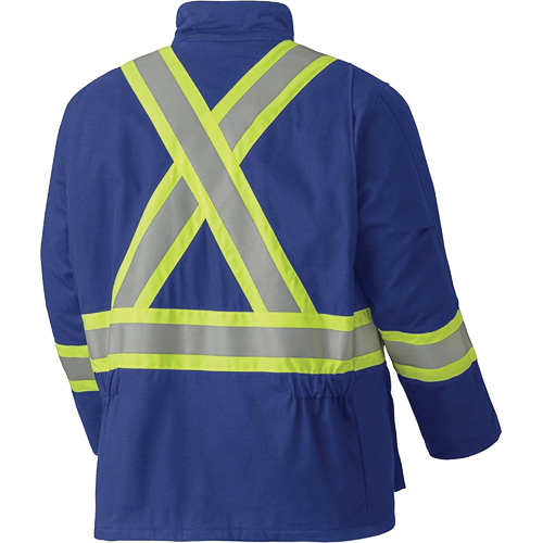 5523 Manteau de s&eacute;curit&eacute; ignifuge, Petit, Bleu royal, 58 cal/cm² Consource