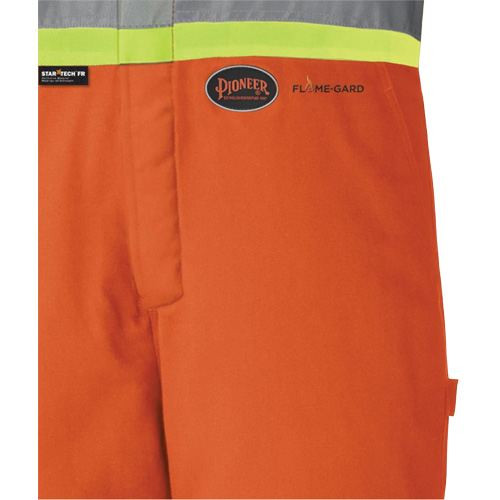 5534A Combinaison de s&eacute;curit&eacute; matelass&eacute;e ignifuge, Petit, Orange Consource