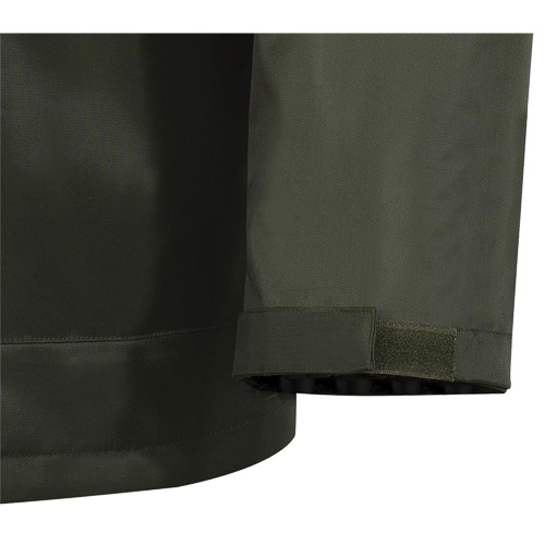 D8120J Manteau &agrave; capuchon ind&eacute;chirable Nailhead pour planteur d'arbres, Polyester/PVC, T-petit, Vert Consource