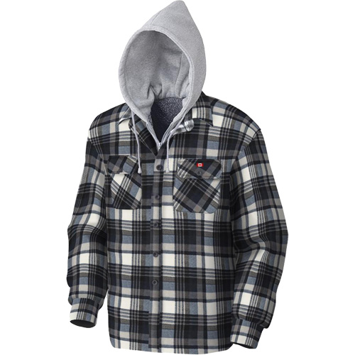 415BG Chemise &agrave; capuche matelass&eacute;e, Hommes, T-petit, Multicolore Consource