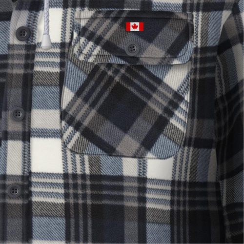 415BG Chemise &agrave; capuche matelass&eacute;e, Hommes, T-petit, Multicolore Consource