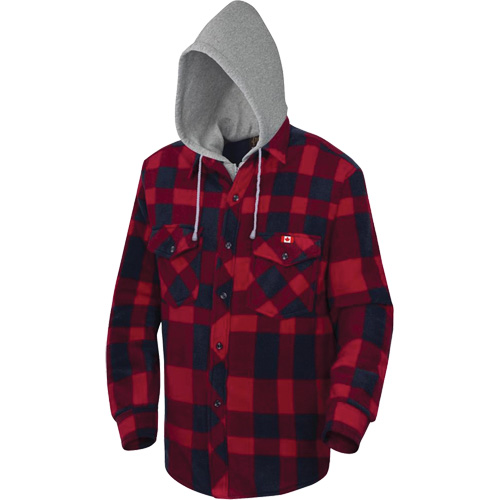 415RB Chemise &agrave; capuche matelass&eacute;e, Hommes, Petit, Multicolore Consource