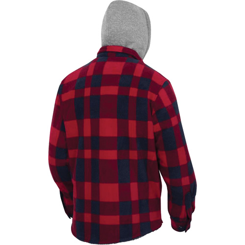415RB Chemise &agrave; capuche matelass&eacute;e, Hommes, Petit, Multicolore Consource