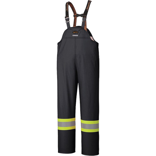 5895BK Flame-Resistant Waterproof Stretch Bib Pants, X-Small, Black Consource