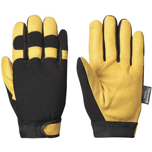 891 Gants ergonomiques isol&eacute;s de m&eacute;canicien, Paume Cuir fleur de ch&egrave;vre, Taille Petit Consource