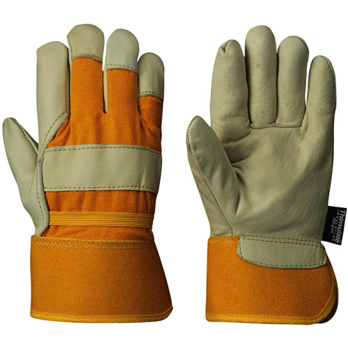632 Insulated Fitter's Gloves, One Size, Grain Cowhide Palm, Boa Inner Lining Consource
