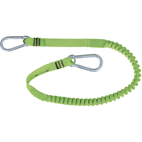 TT-9902 Slim Line Tool Tether Harness Lanyard, Fixed Length, Dual Carabiner Consource