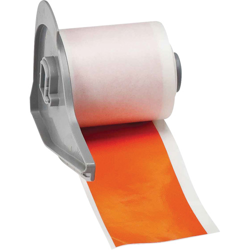 Ruban adh&eacute;sif permanent toutes saisons pour &eacute;tiquettes, Vinyle, Orange, Largeur de 2" Consource