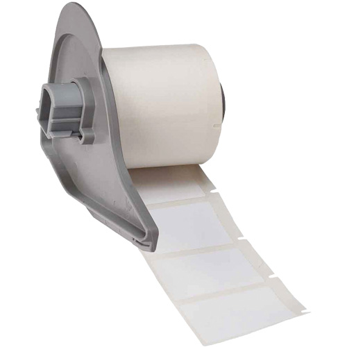 Harsh Environment Multi-Purpose Labels, Polyester, 1.5" L x 1" H, White Consource