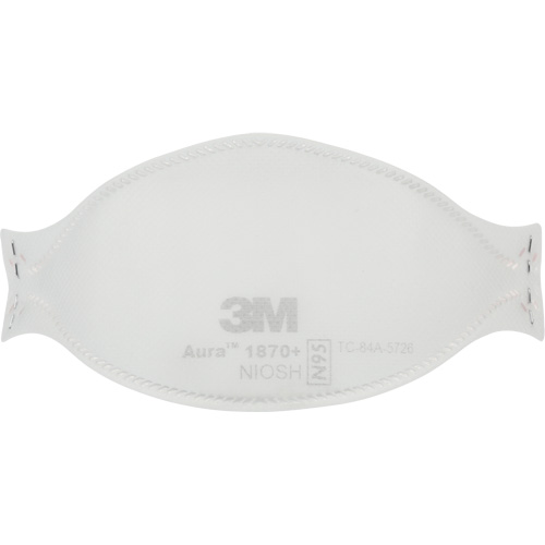 Appareil de protection respiratoire contre les particules pour soins de sant&eacute; et masque chirurgical 1870+ Aura, N95, Certifi&eacute; NIOSH/Homologu&eacute; FDA Consource