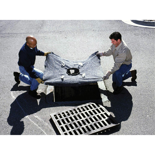 Recycled Ultra-Drain Guard&reg; Catch Basin Insert, Oil & Sediment, 48" L x 36" W Consource