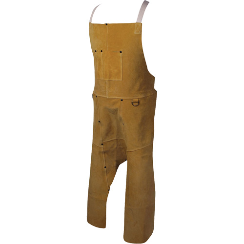 Tablier Caiman Boarhide, Salopette &agrave; jambes fendues, 42" lo, Brun Consource