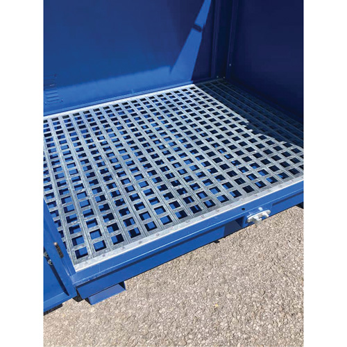 Palette de d&eacute;versement en acier avec couvercle rigide S-4 Ultra, 61" lo x 54,4" la x 52" h, Capacit&eacute; de charge 4700 lb Consource