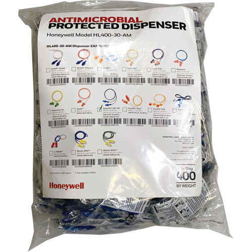 SDT-30 Earplugs Refill for HL400 Dispenser, Bulk - Polybag, Corded Consource