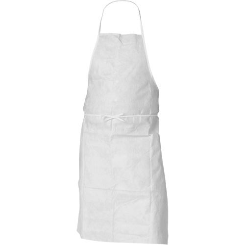 KleenGuard A10 Apron, Polyethylene, White, 28" W x 36" L Consource