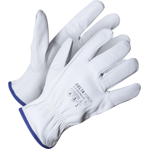 Gant de chauffeur Delta Force, 7/Petit, Paume en Cuir fleur de ch&egrave;vre, Kevlar Consource
