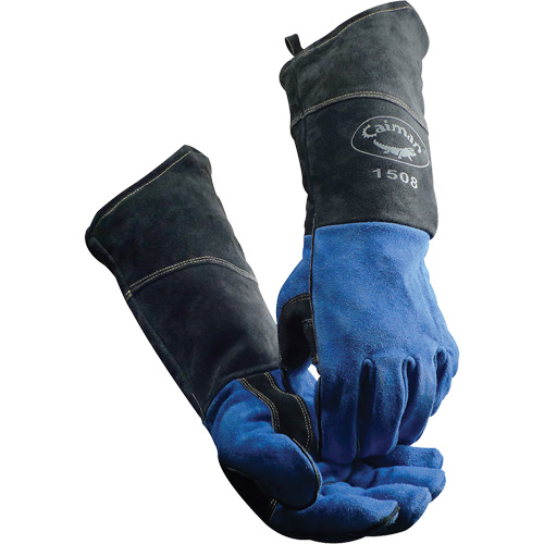 Caiman&reg; Welder's Gloves, Split Cowhide, Size Large Consource