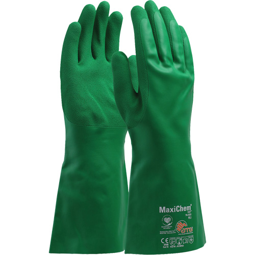 Gants r&eacute;sistants aux produits chimiques ATG MaxiChem Cut, Taille Petit, 14" lo, Nitrile Consource