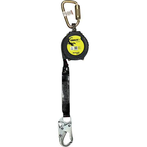Miller TurboLite+ Scorpion Personal Fall Limiter, 9', Web, Stationary Consource
